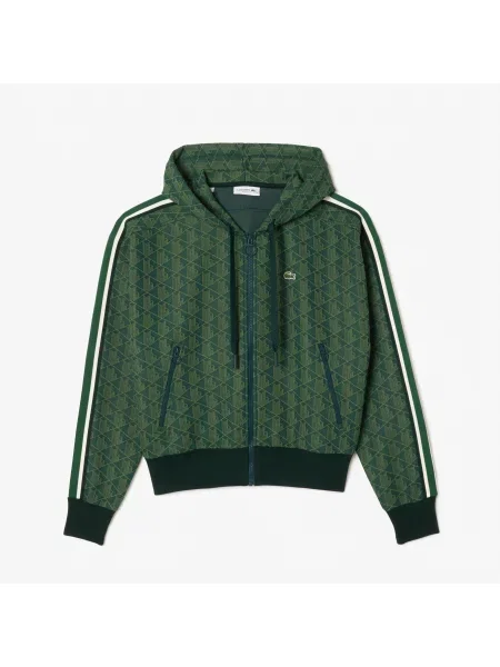 Lacoste толстовка Monogram зелена