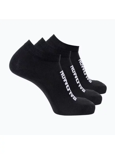 Шкарпетки Salomon Everyday Lite Low 3 pairs black/black/black чорні