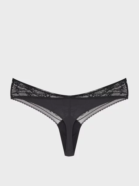 Стринги Calvin Klein черные