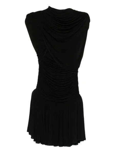 Rochie mini Magda Butrym plisată de costum negru