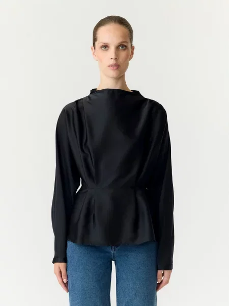 YAS Bluză YASPELLA' negru