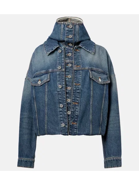 Geacă de blugi Jean Paul Gaultier albastru