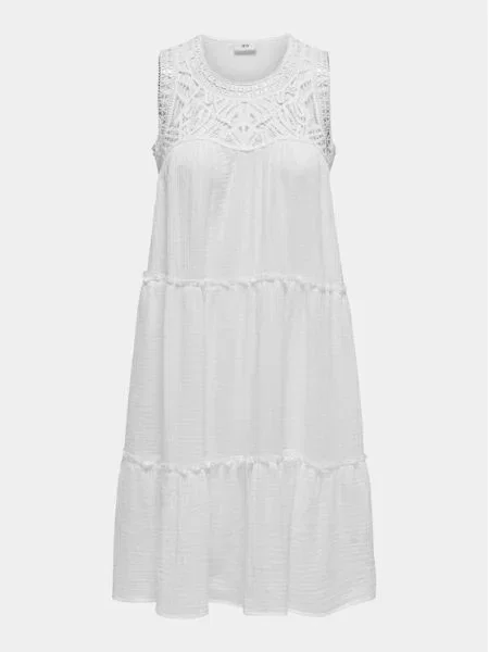 JDY Rochie de vară Oda alb