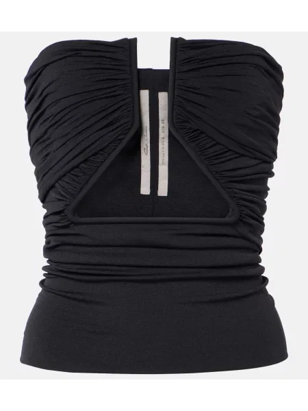 Sutien Rick Owens din jerseu negru