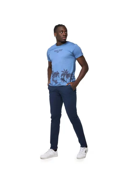 Pantaloni chino Leone 1947 albastru