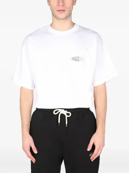 Tricou Mouty cu autograf alb