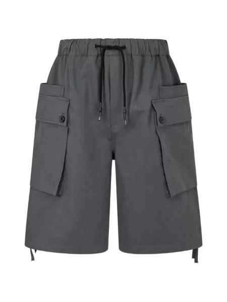 Pantaloni scurți cargo Tomboy cu cordon gri