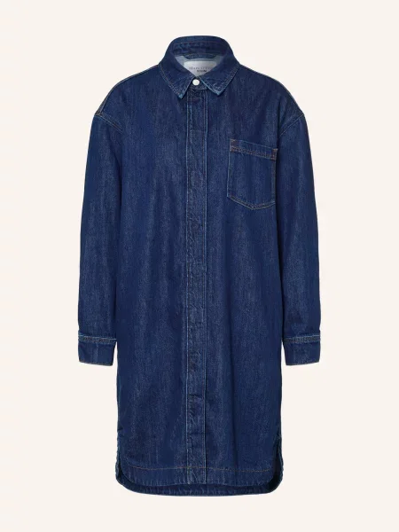 Marc O'polo Denim Košilové Šaty Z Džínů tmavě modrá