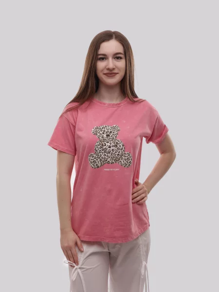 Футболка LUMO віскоза/поліестер рожевий