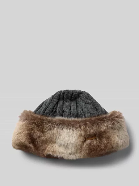 Czapka futrzana Barts brązowa
