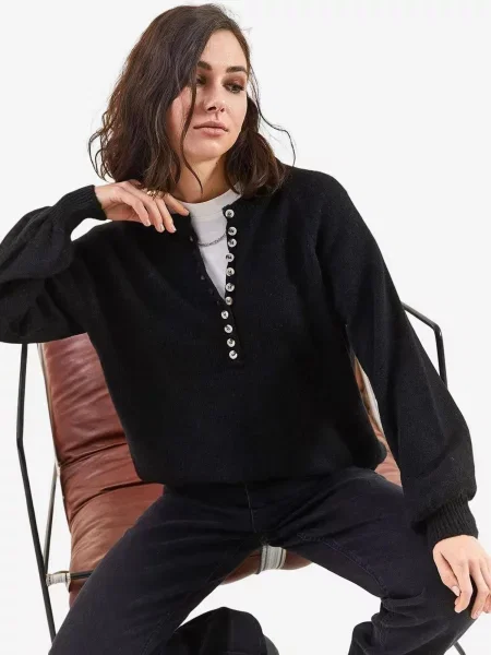 Bianco Lucci Svetr Pullover' černá