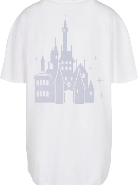 Merchcode Tricou albastru deschis alb