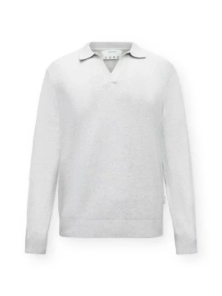 JACK & JONES Pulover JCOLEGACY deschis gri