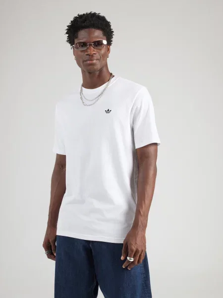 ADIDAS ORIGINALS Tričko Trefoil Essentials' biela