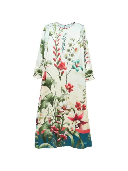 Lung rochie maxi F.r.s For Restless Sleepers cu model floral cu imagine
