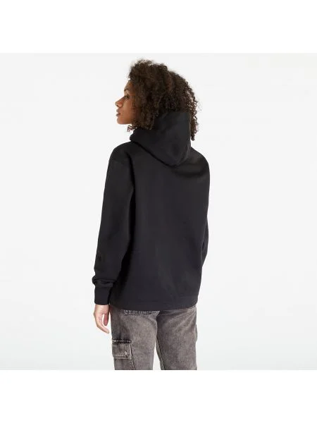 Mikina s kapucňou Calvin Klein Jeans čierna
