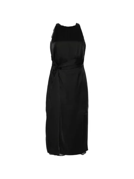 Rochie midi Róhe fără mâneci negru