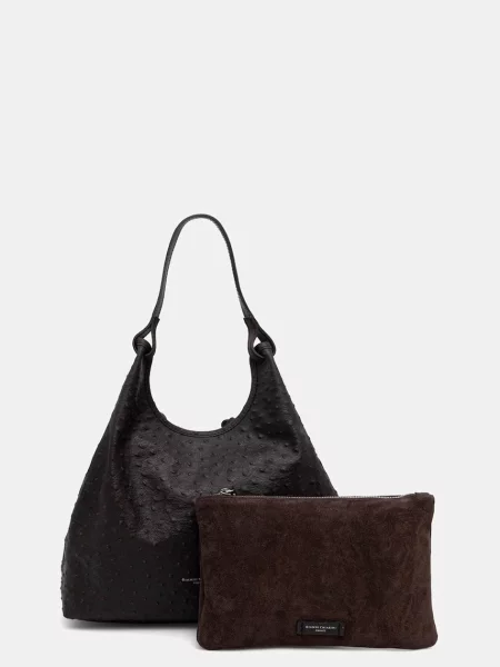 Shopperka Gianni Chiarini skórzana brązowa