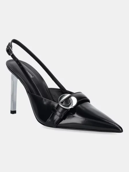 Cu centură curea Coperni din piele slingback negru