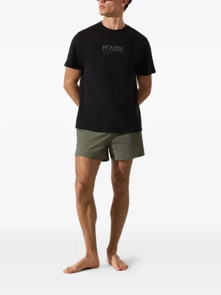 Tricou Karl Lagerfeld cu imagine negru