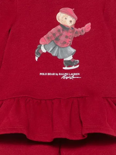 Spodnie dziecięce Polo Ralph Lauren czerwone