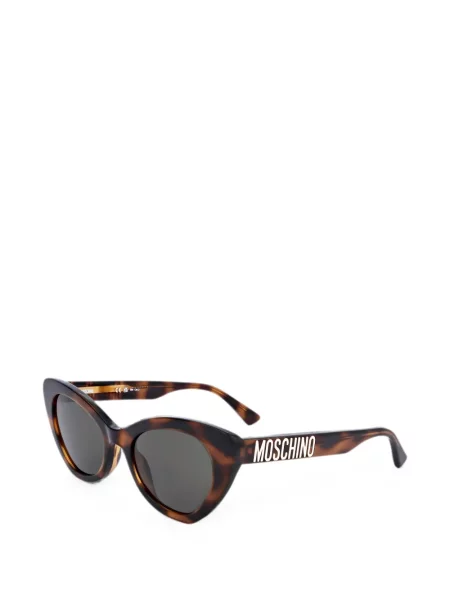 Ochelari de soare Moschino cu autograf maro