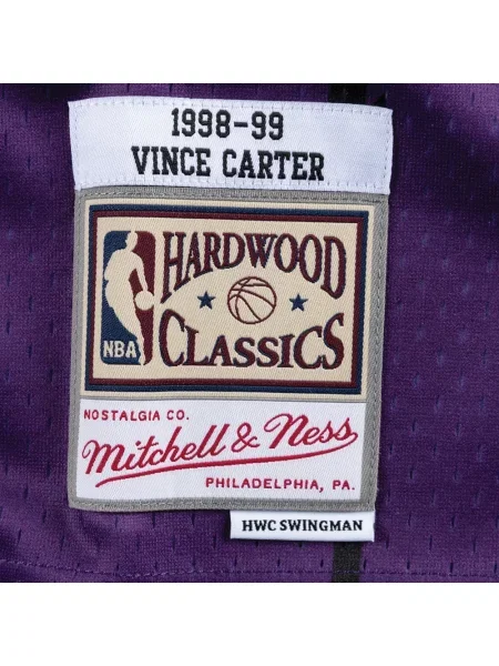 Koszulka sportowa Mitchell & Ness z dżerseju fioletowa