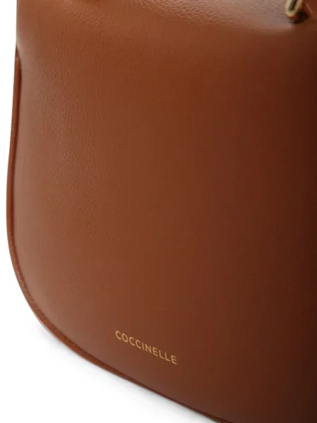Geantă shopper Coccinelle din piele maro