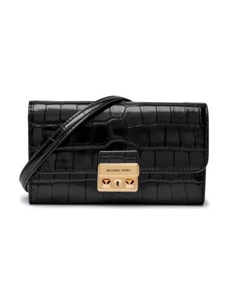 Rucsac Michael Kors din piele plic negru