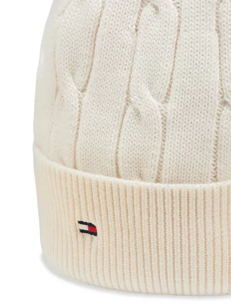 Tommy Hilfiger шапка beanie за деца от бежово