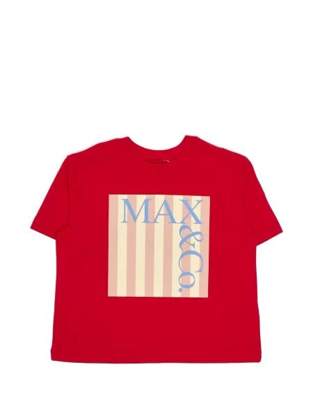 Koszulka dziecięca Max&co. czerwona