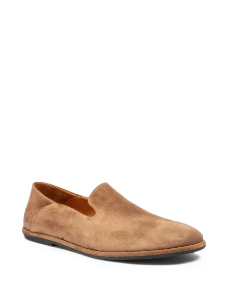 Pantofi loafer Officine Creative din piele de căprioară maro