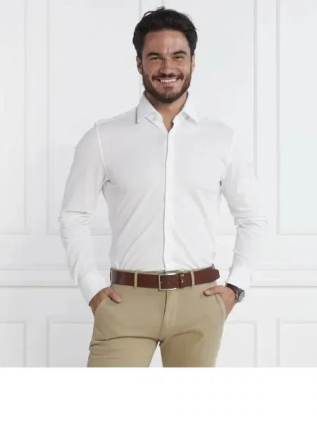 BOSS BLACK Cămașă C HAL kent C | Casual fit alb