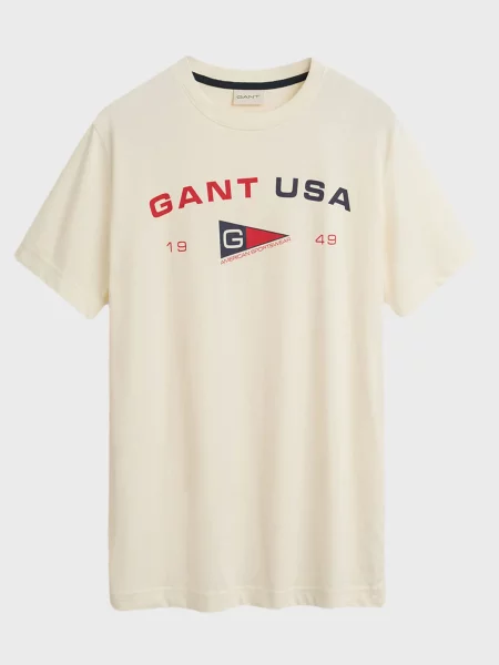 Футболка Gant белая