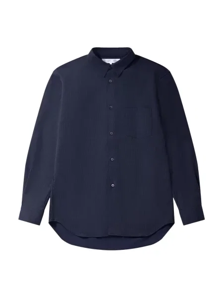 Koszula Comme Des Garcons wełniana niebieska