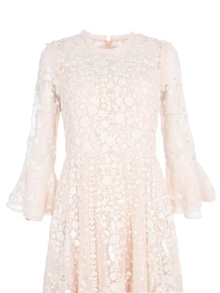 Rochie maxi Needle & Thread cu model floral de costum