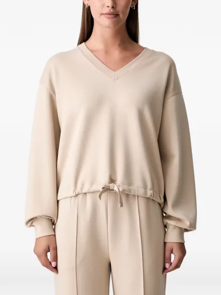 Pulover Scotch & Soda cu decolteu în V cu cordon