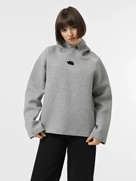 Худі The North Face Relaxed  бавовна/поліестер сірий