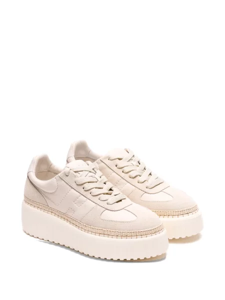 Sneakerși Hogan cu dungi cu platformă