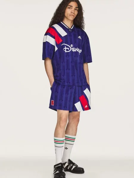 Adidas Originals Braindead x Disney t-shirt ανδρικό μπλε