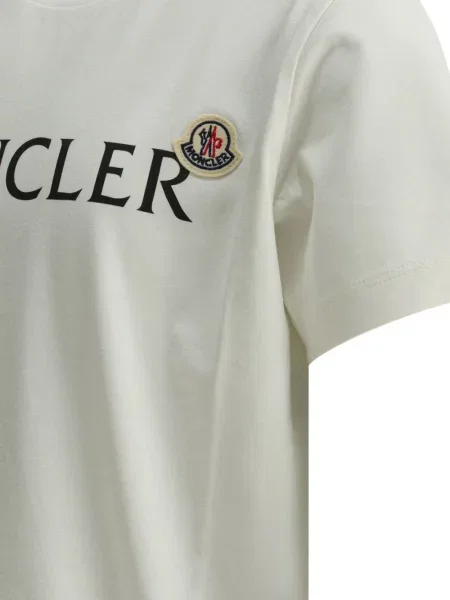 Koszulka dziecięca Moncler Enfant biała