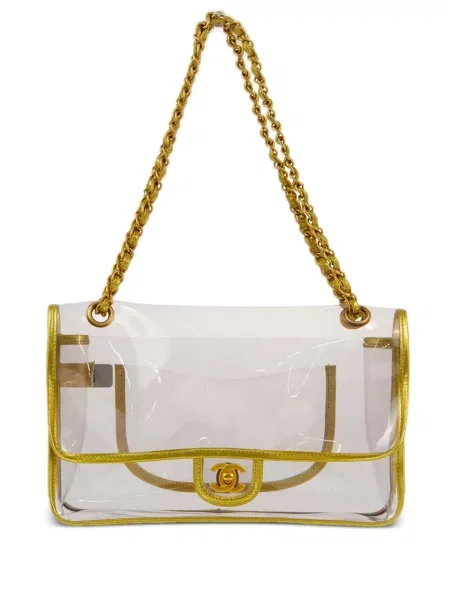 Klasická kabelka Chanel Pre-owned bílá