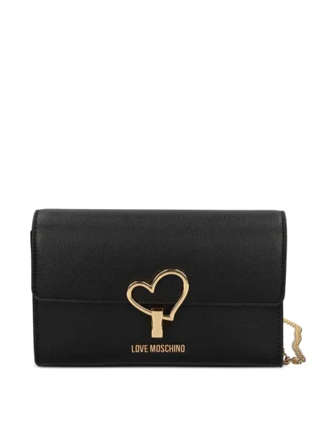 Боди Love Moschino със сърца черно