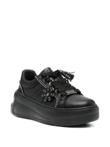 Sneakerși Cult din piele negru