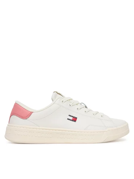 Laisvalaikio batai Tommy Jeans Tjw Script Cupsole balta