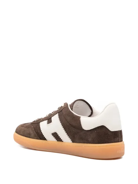 Sneakerși Hogan din piele de căprioară maro