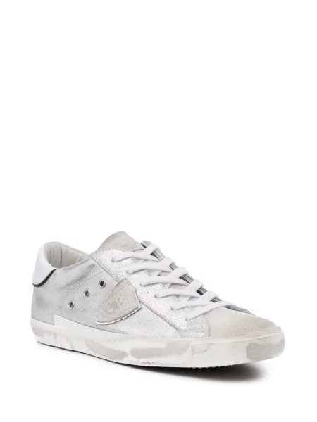 Sneakersy Philippe Model Paris srebrne