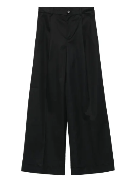 Pantaloni Lauren Ralph Lauren plisate negru
