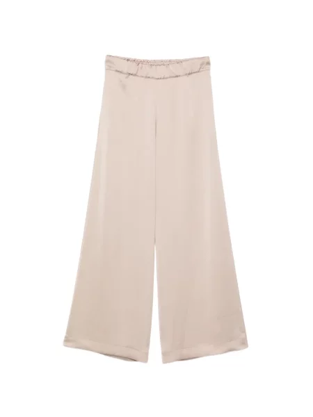 Pantaloni D.exterior cu picior lat maro