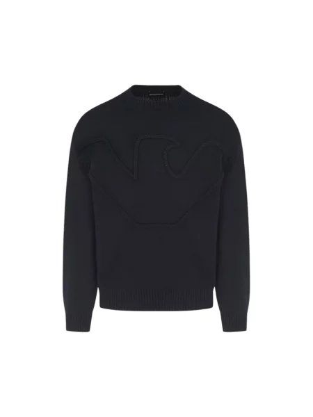 Sweter Emporio Armani szary